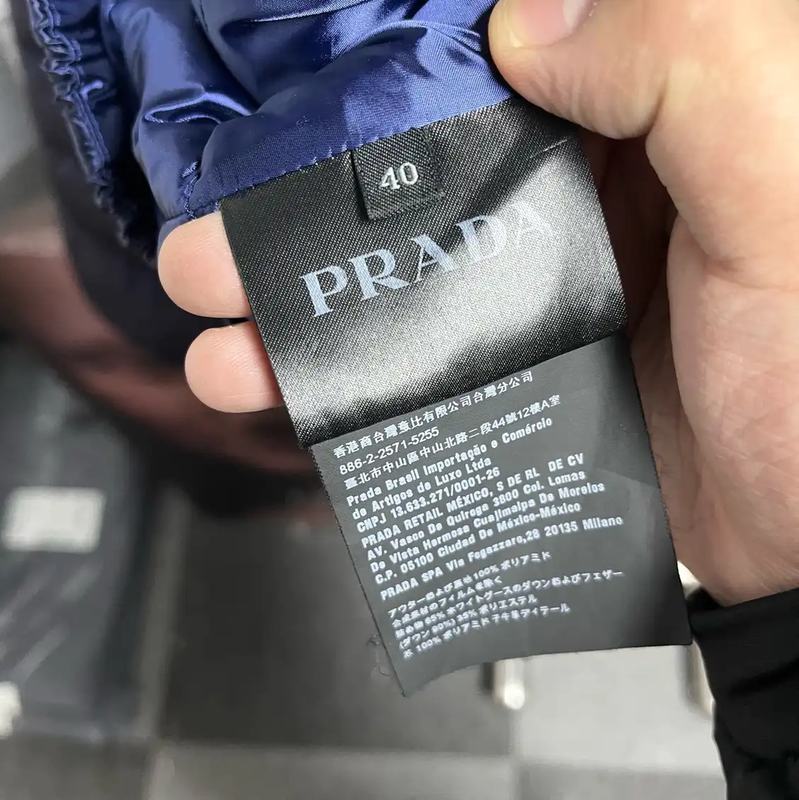 Prada Purple Down Jacket for Men