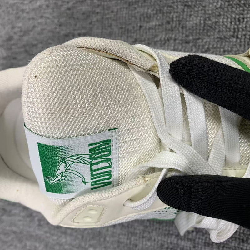 Louis Vuitton Retro Green Accent Low-Top Sneakers 0079