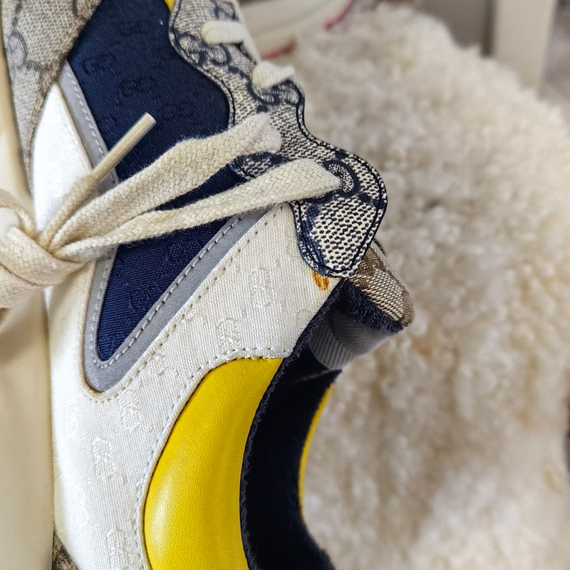 Gucci Rhyton Monogram Low-Top Sneakers for Men 0079