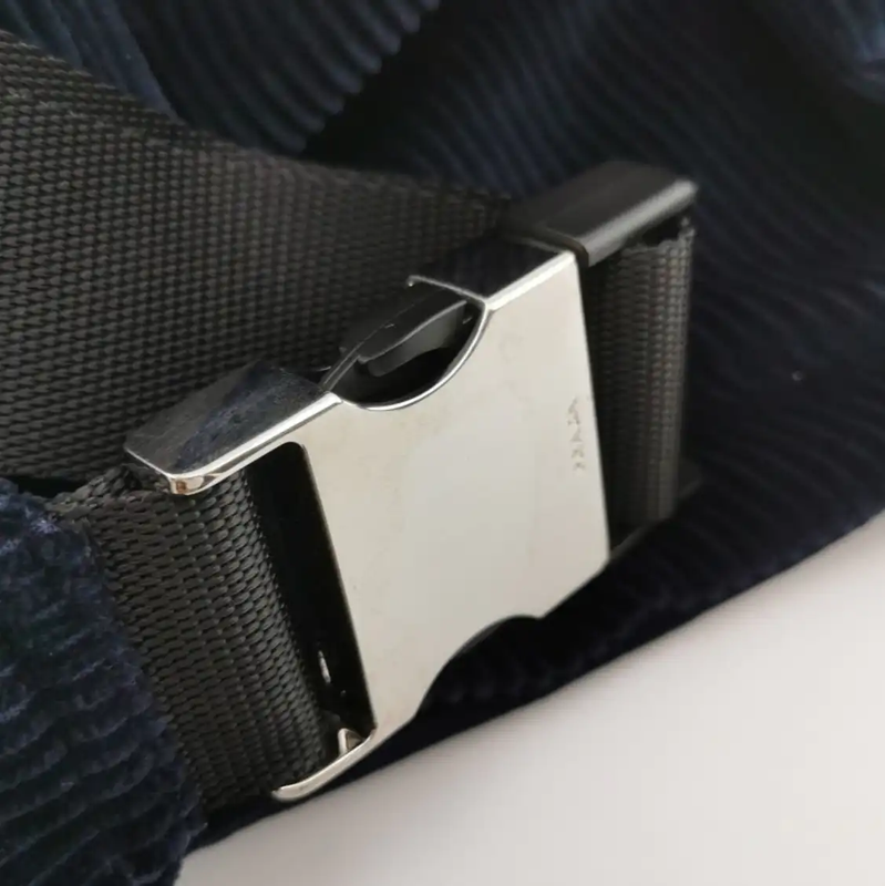 Prada Black Embroidered Logo Men's Casual Pants