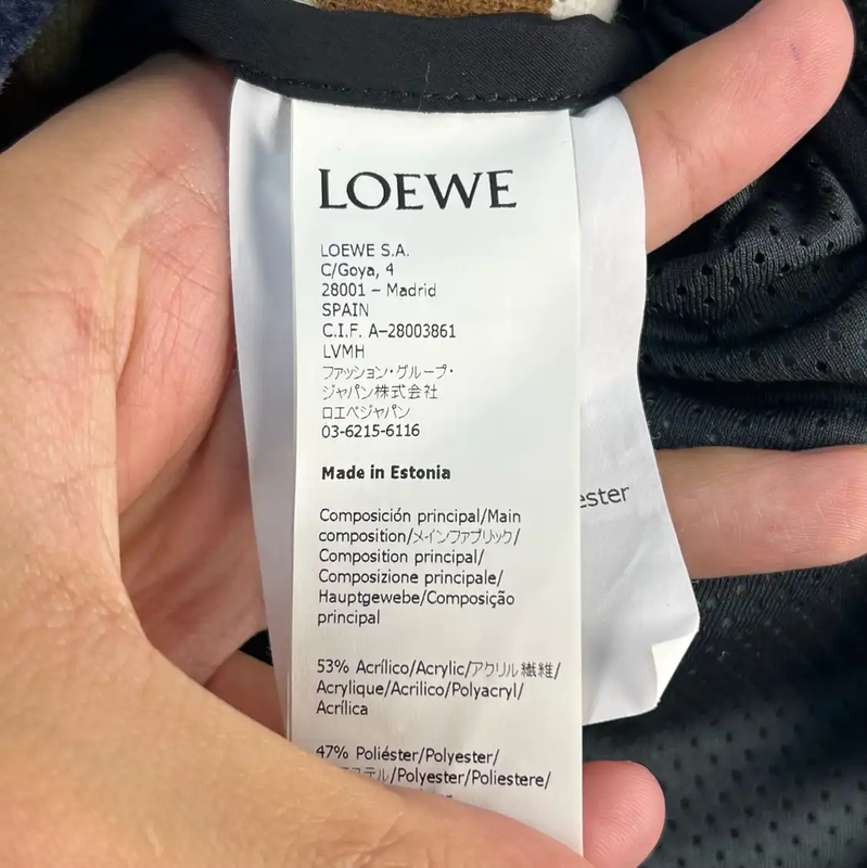Loewe Multi-Color Camouflage Hooded Jacket 0089