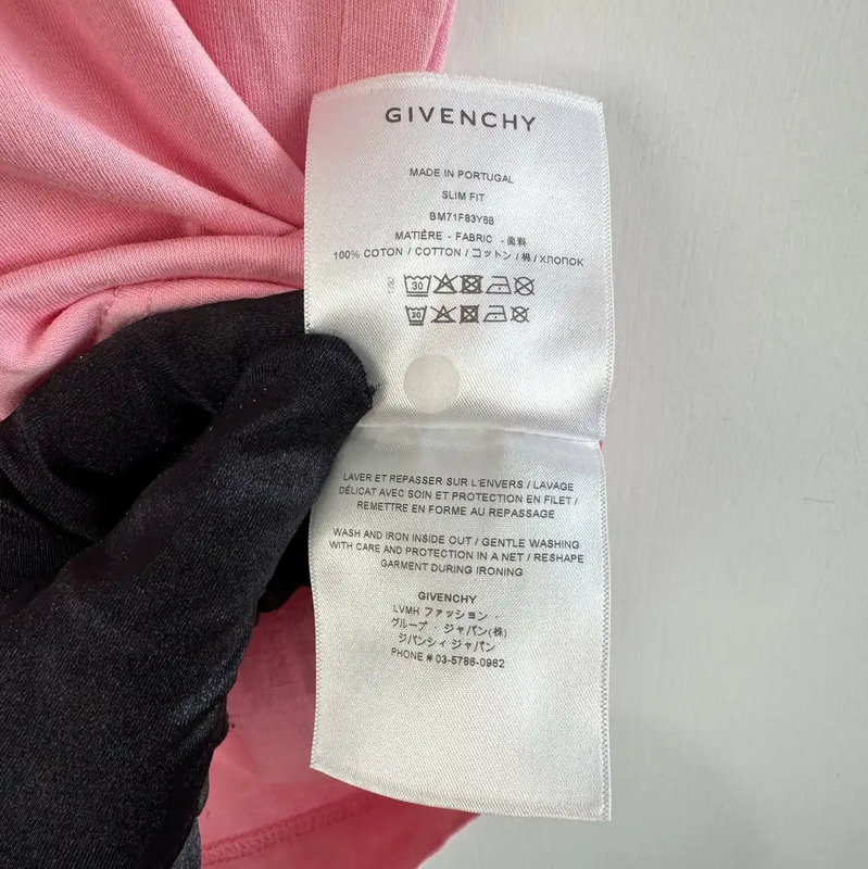 Givenchy Pink Cotton Men's T-Shirt 0089