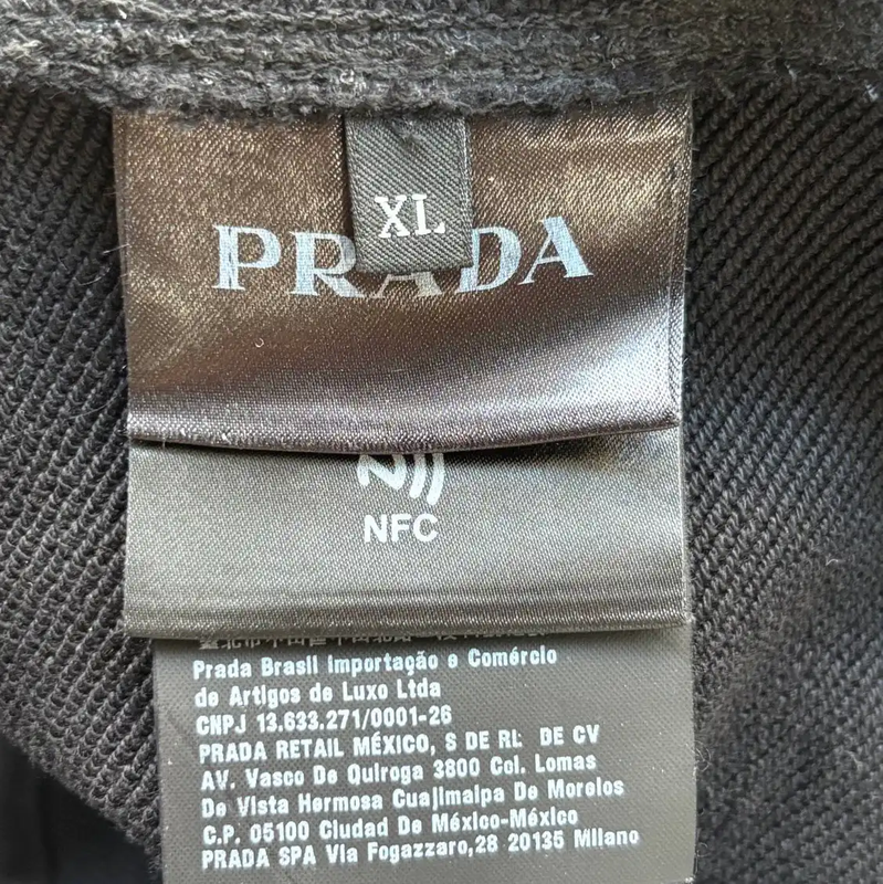 Prada Black XL Men's Sweatshirt
