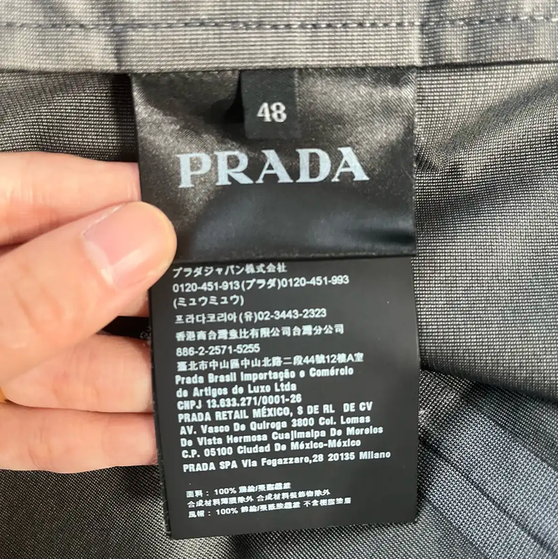 Prada Men's Navy Outer Jacket, Size S