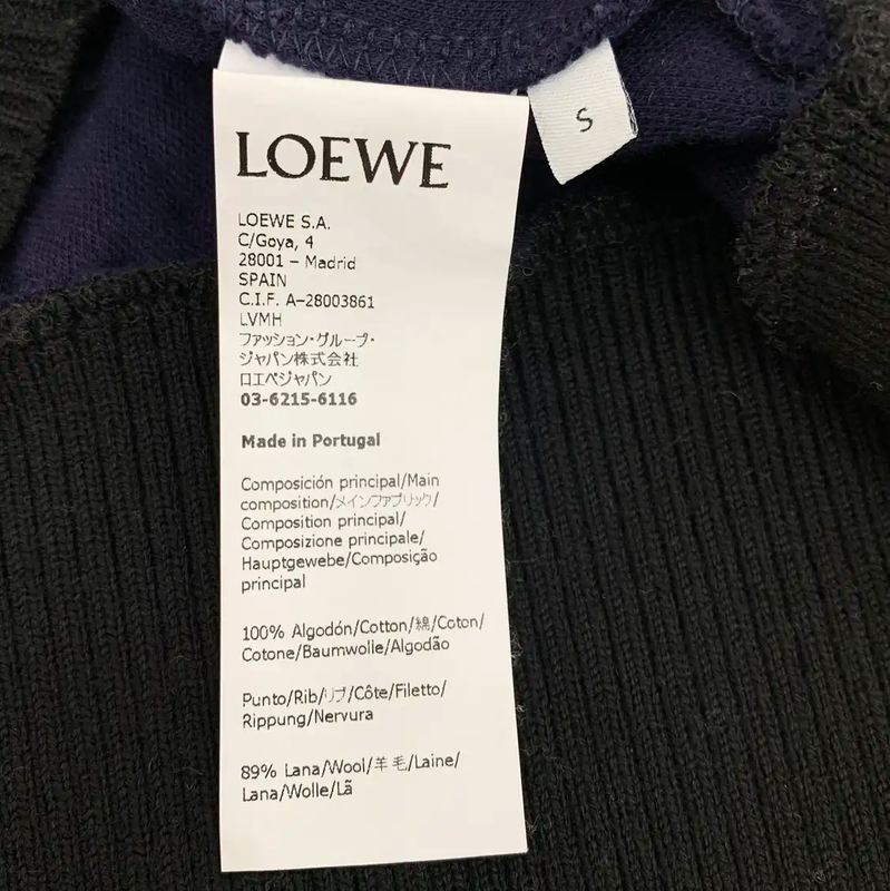 Loewe Men's Colorblock Knit Sweater 0089