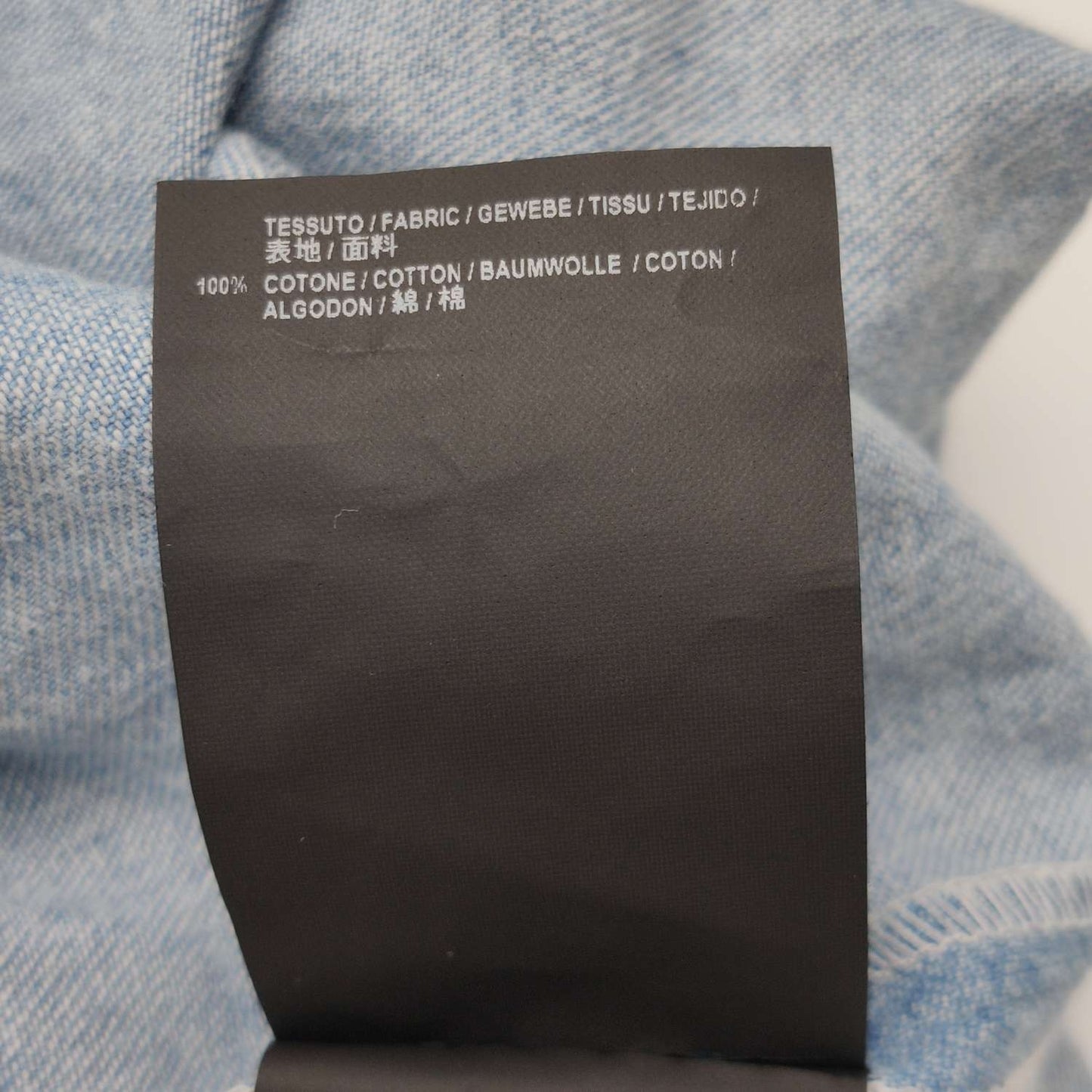 Balenciaga Denim Button-Down Long-Sleeve Shirt XS