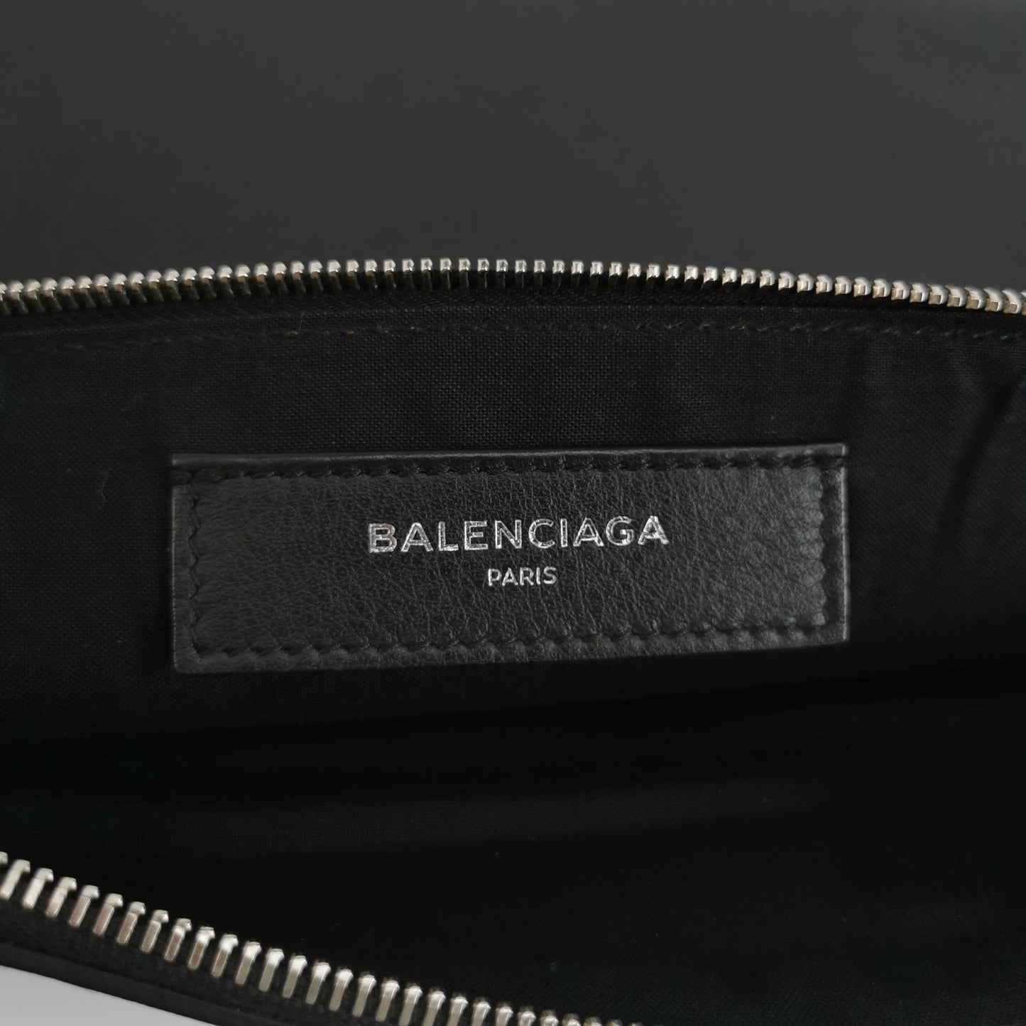Balenciaga Everyday Leather Logo Clutch