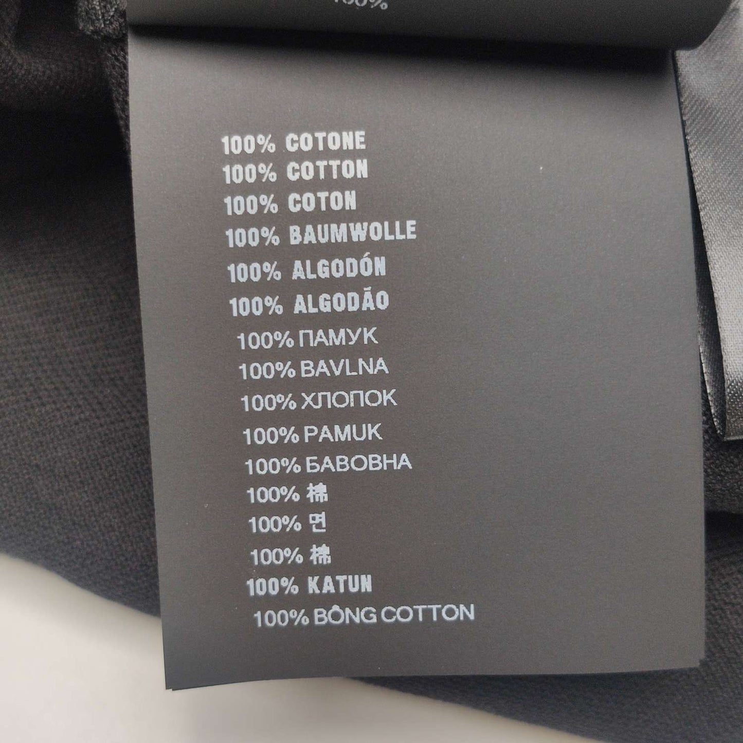 Prada M Cotton Solid Collar Long-Sleeve T-Shirt