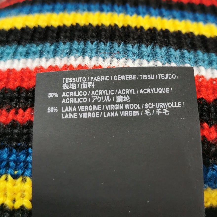 Balenciaga Striped Logo Crewneck Sweater XS