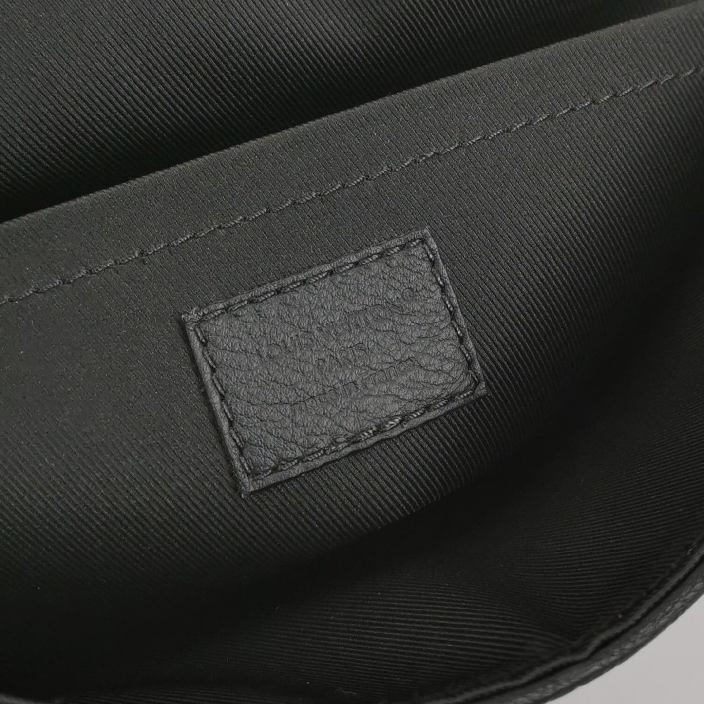 Louis Vuitton Black Monogram Embossed Messenger Crossbody