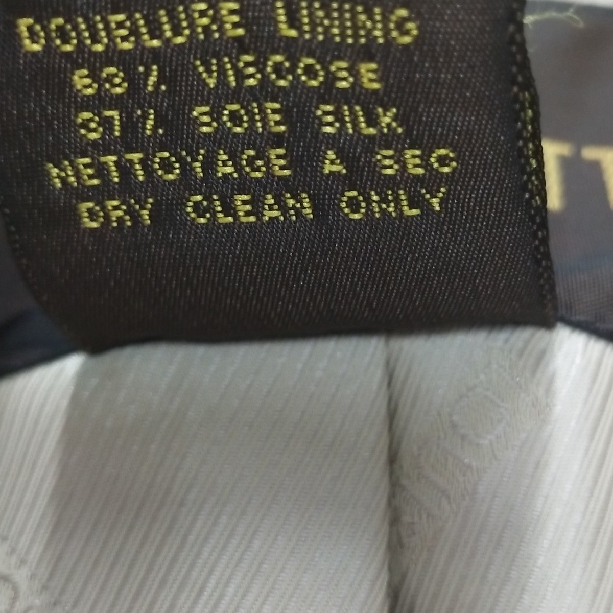 Louis Vuitton M Cotton Solid Stand Collar Coat