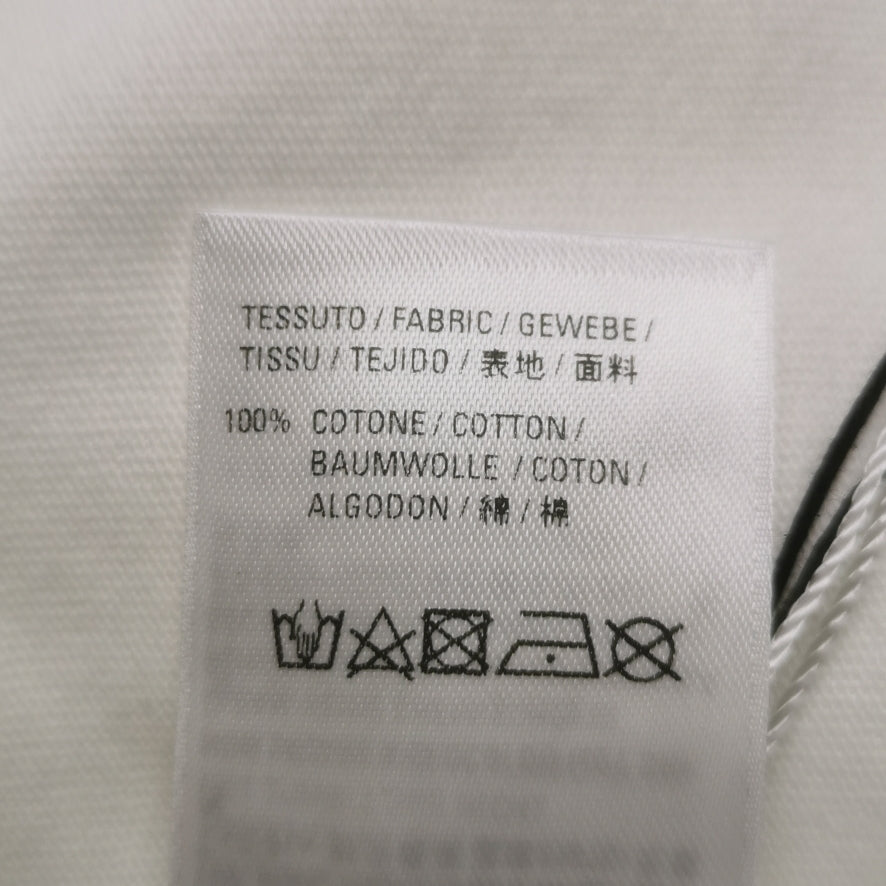 Balenciaga S Cotton Letter Print Crew Neck T-Shirt