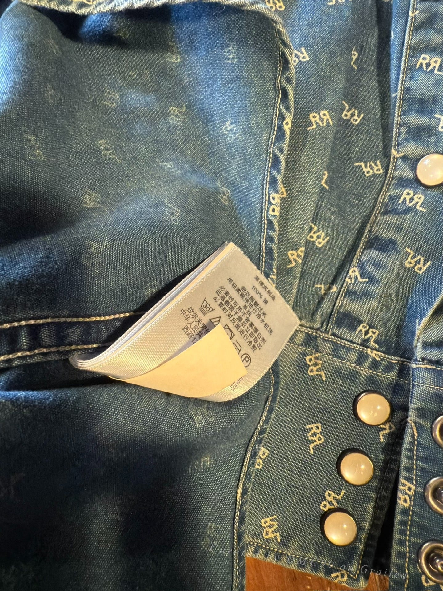 RRL Double RL Supply Indigo Cloth