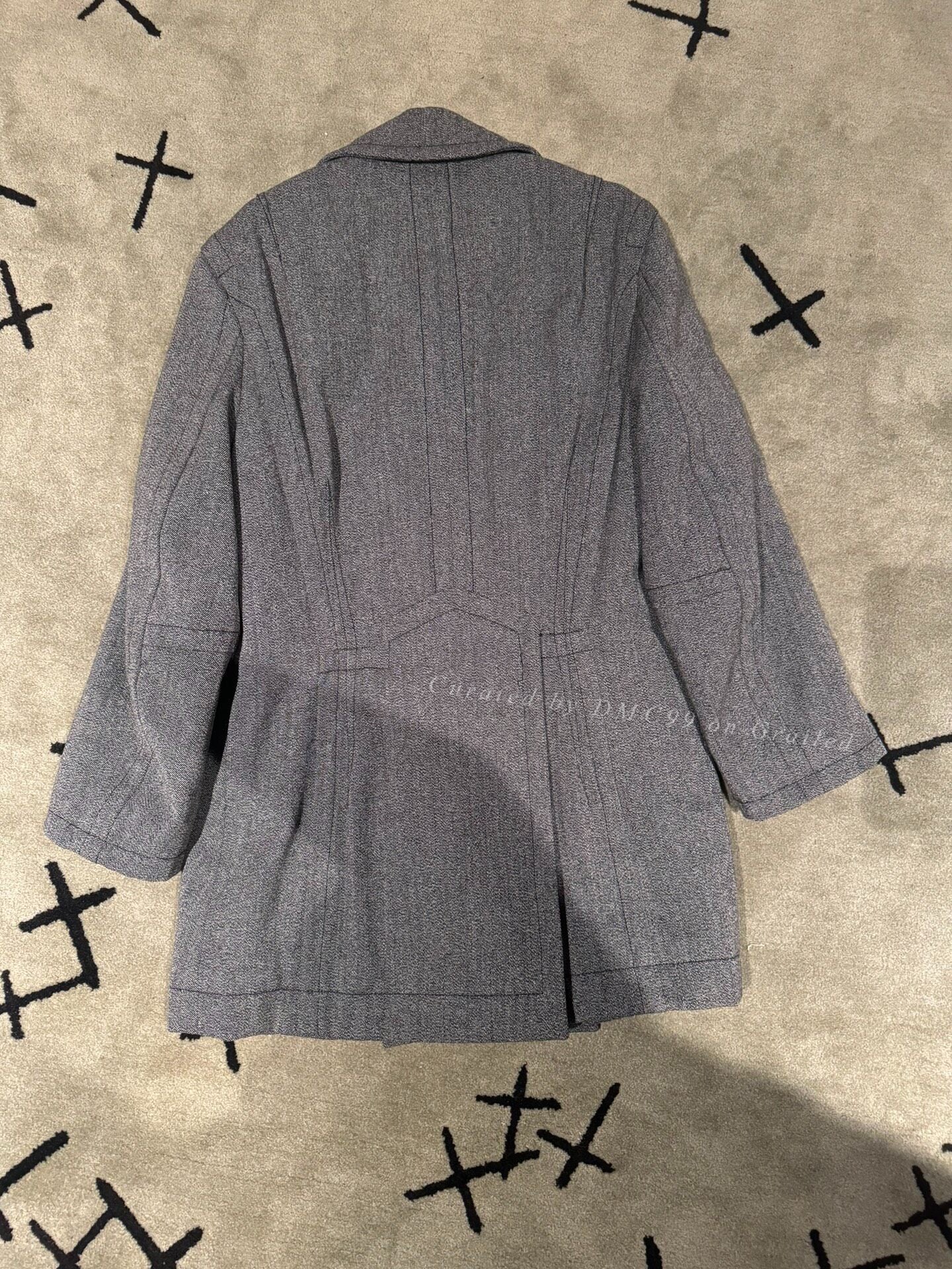 Dirk Bikkembergs Long Quilted Suit Jacket