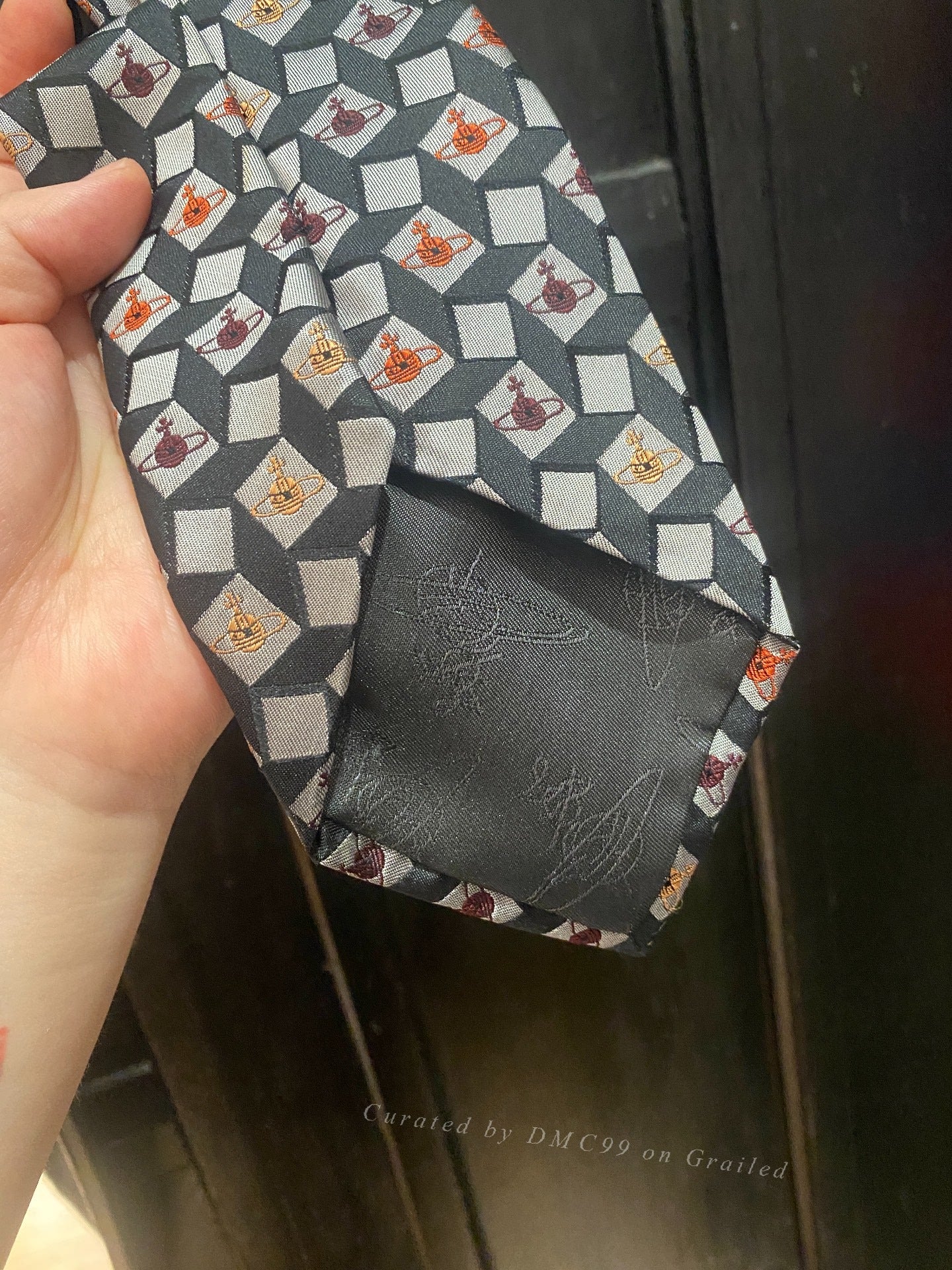 Vivienne Westwood Saturn Argyle Tie