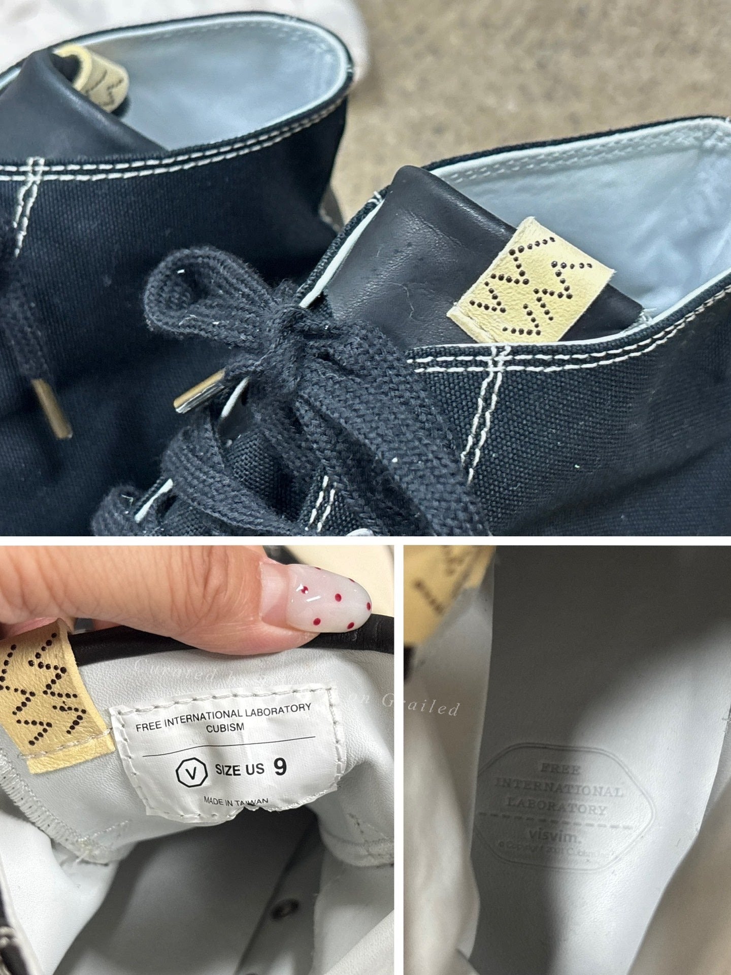 Visvim Skagway Hi Patten High-Top Canvas Sneakers