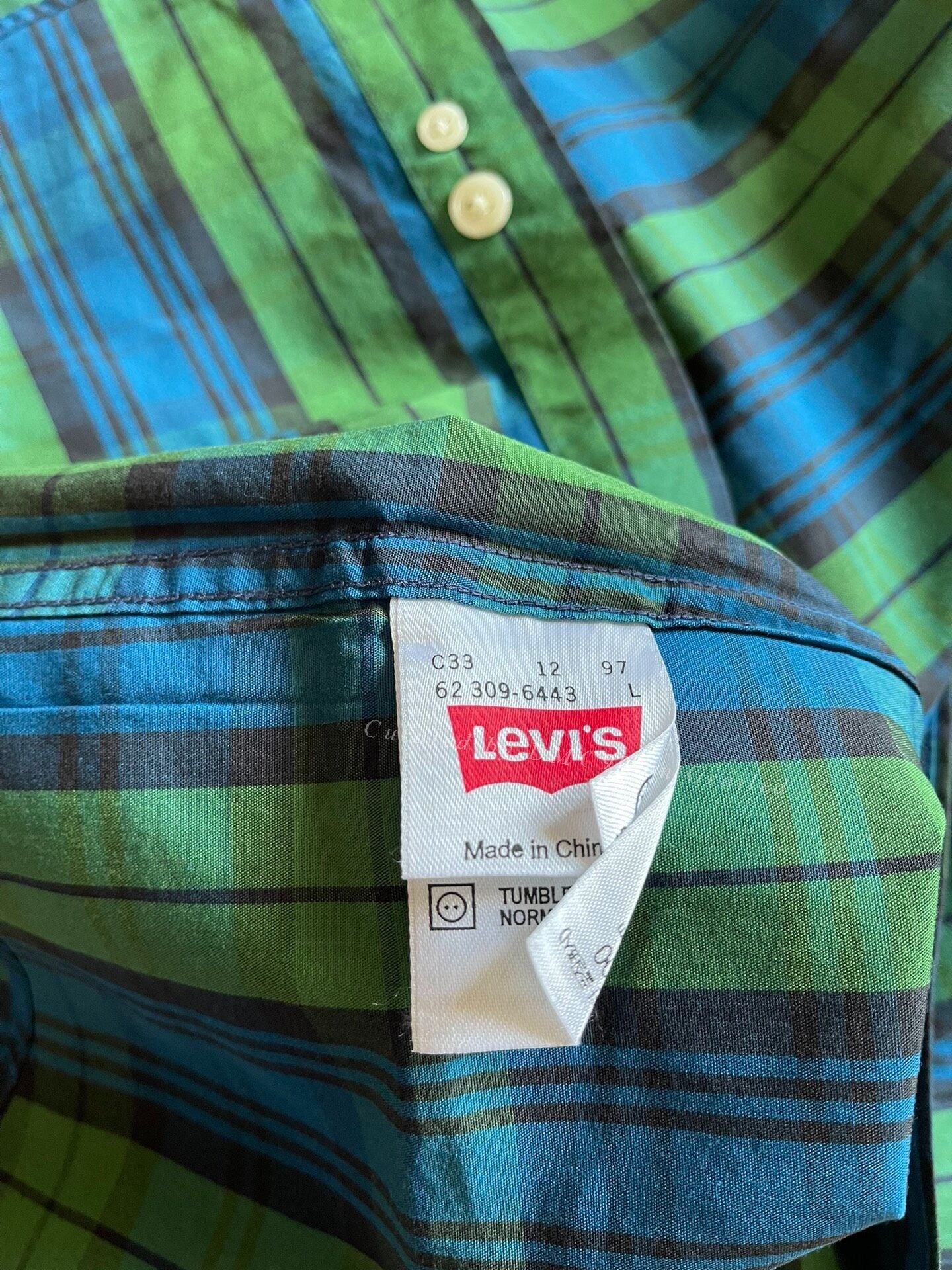 Levi's LVC Cotton Plaid Shirt