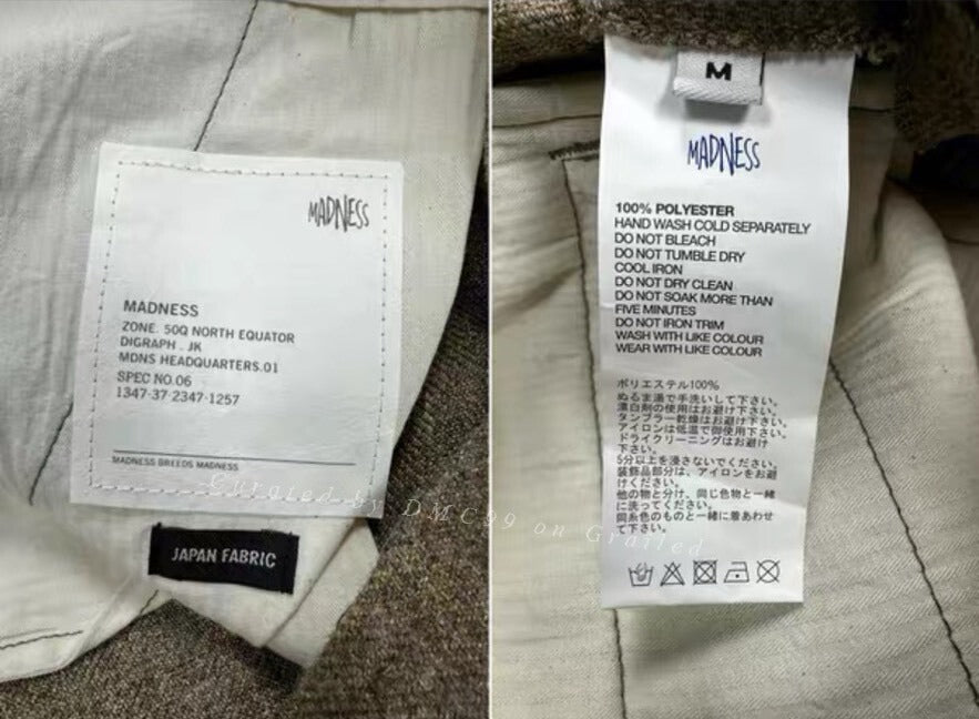 MADNESS Japanese Fabric Trousers