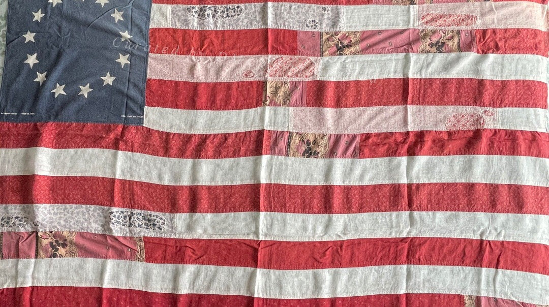 Kapital Vintage Flag Scarf Shawl
