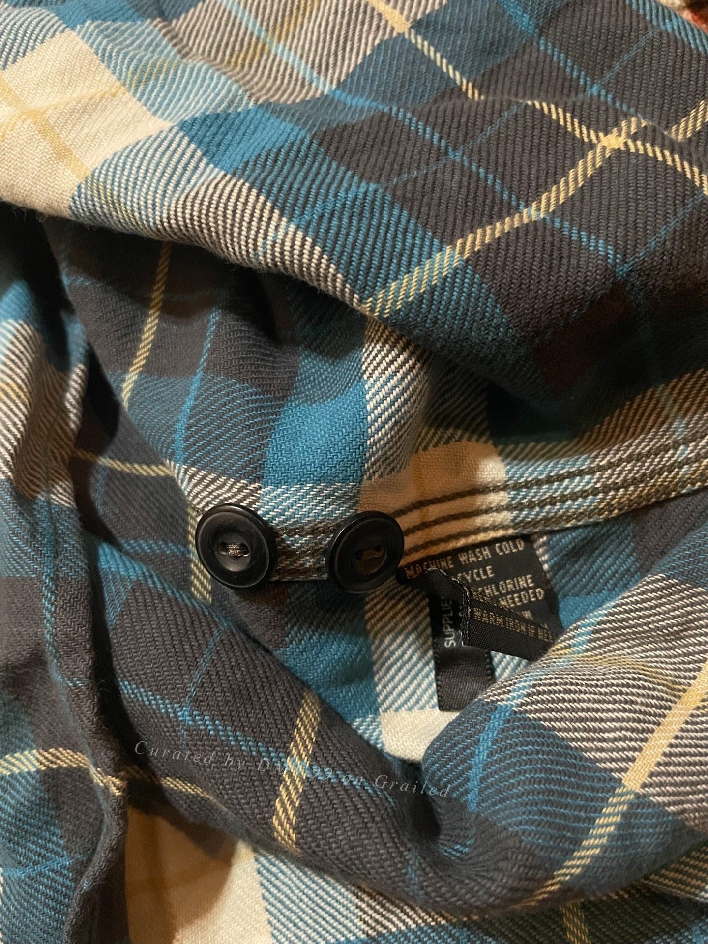 RRL Vintage Plaid Work Shirt S