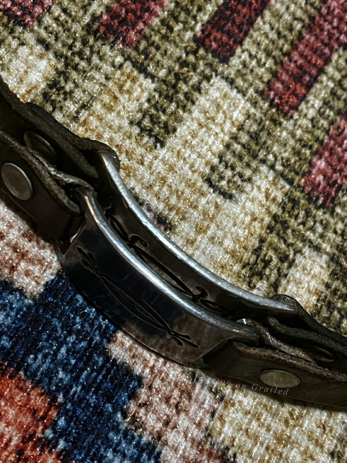 RRL Vintage Leather Bracelet