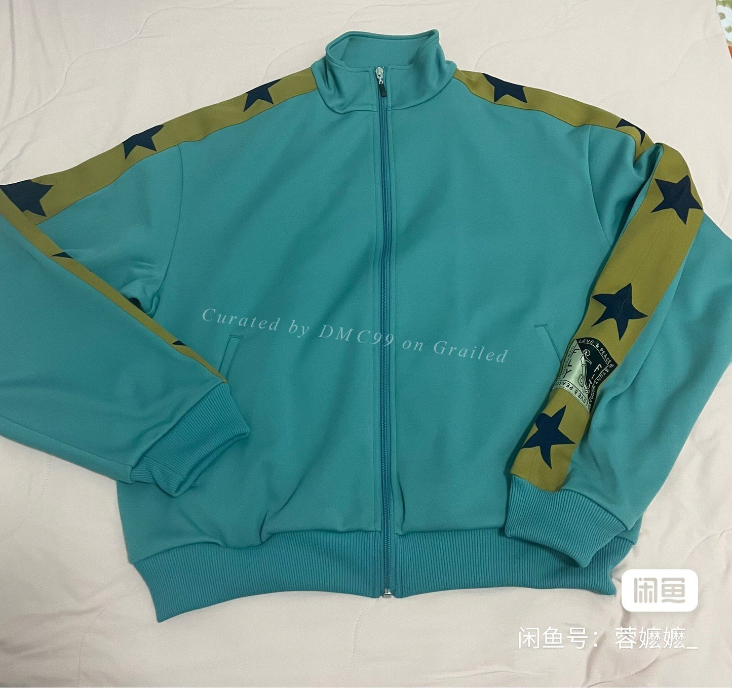 KAPITAL Color-Block Star Stand Collar Jacket