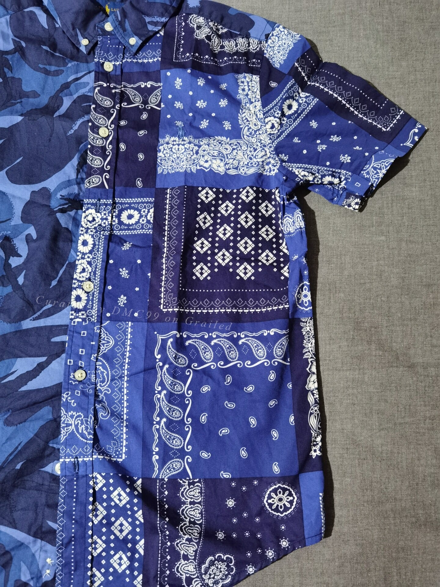 RRL Ralph Lauren Bandana Patchwork Shirt