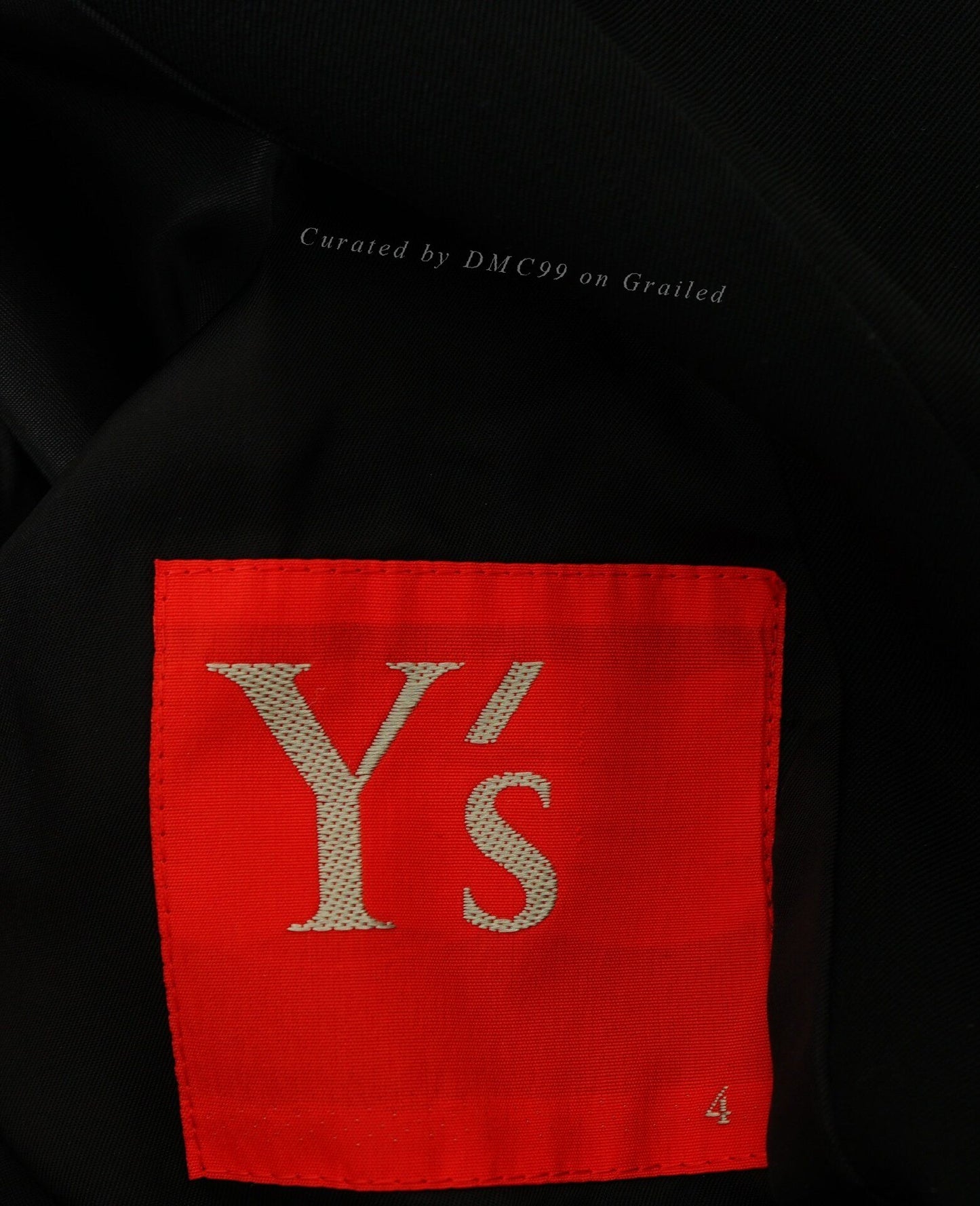 Yohji Yamamoto Y's Wide Collar Suit