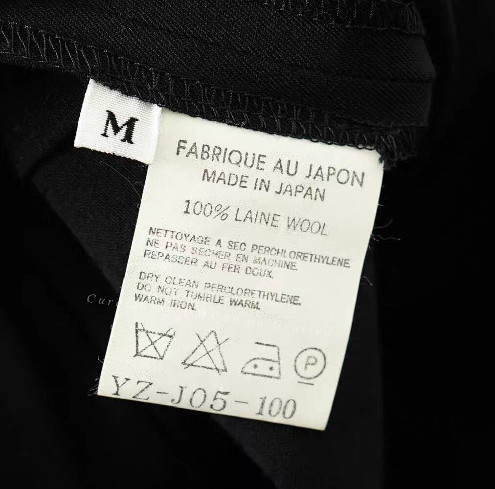 Yohji Yamamoto Layered Mid-Length Sleeveless Coat