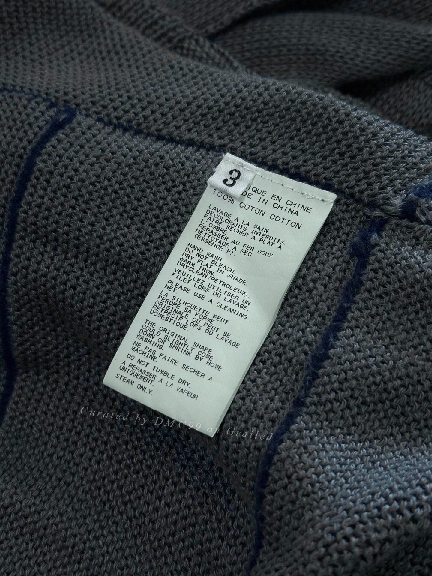 Yohji Yamamoto Deconstructed Knit Cardigan