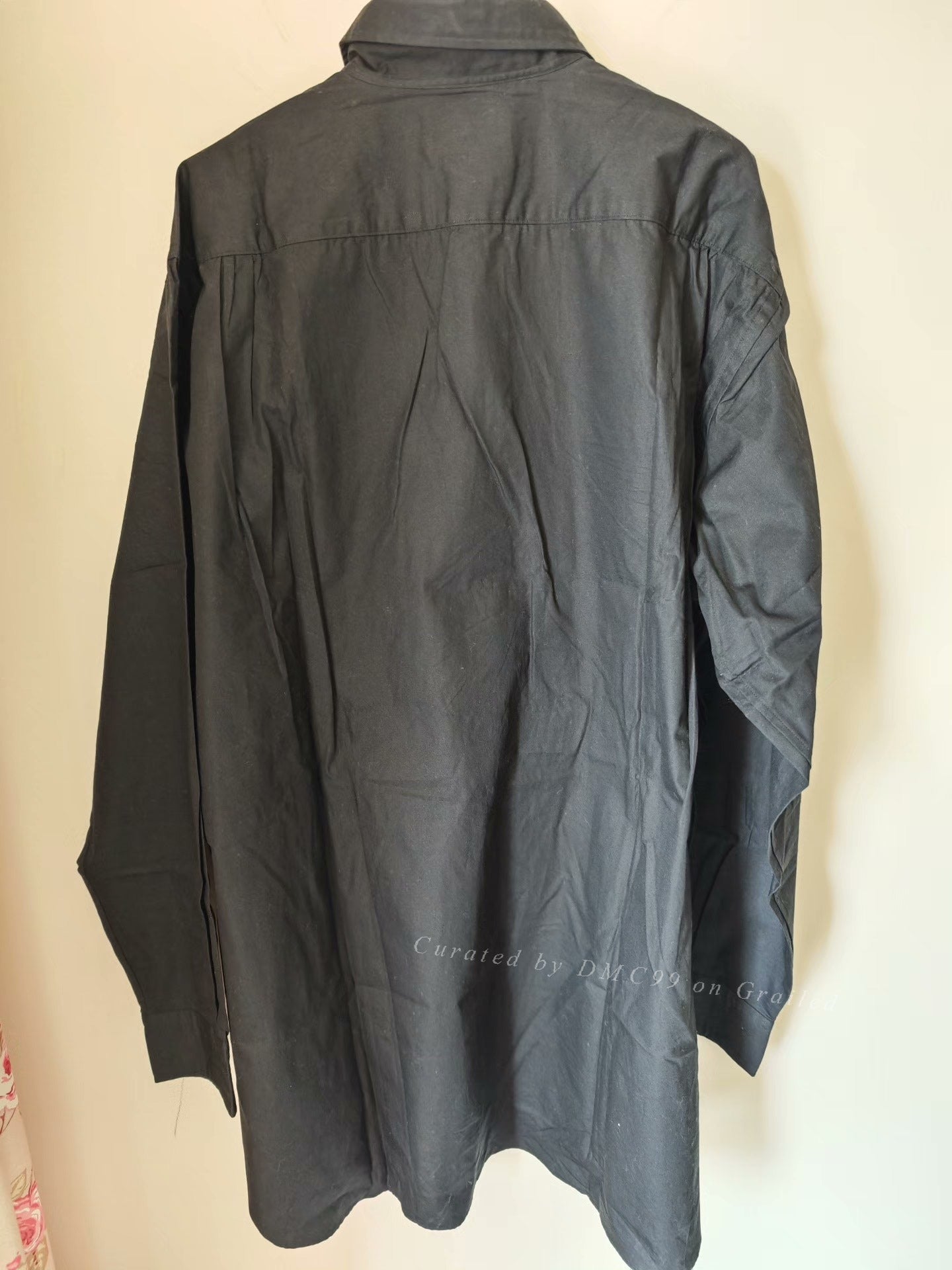 Yohji Yamamoto Pour Homme 95SS Collar Embroidered Shirt