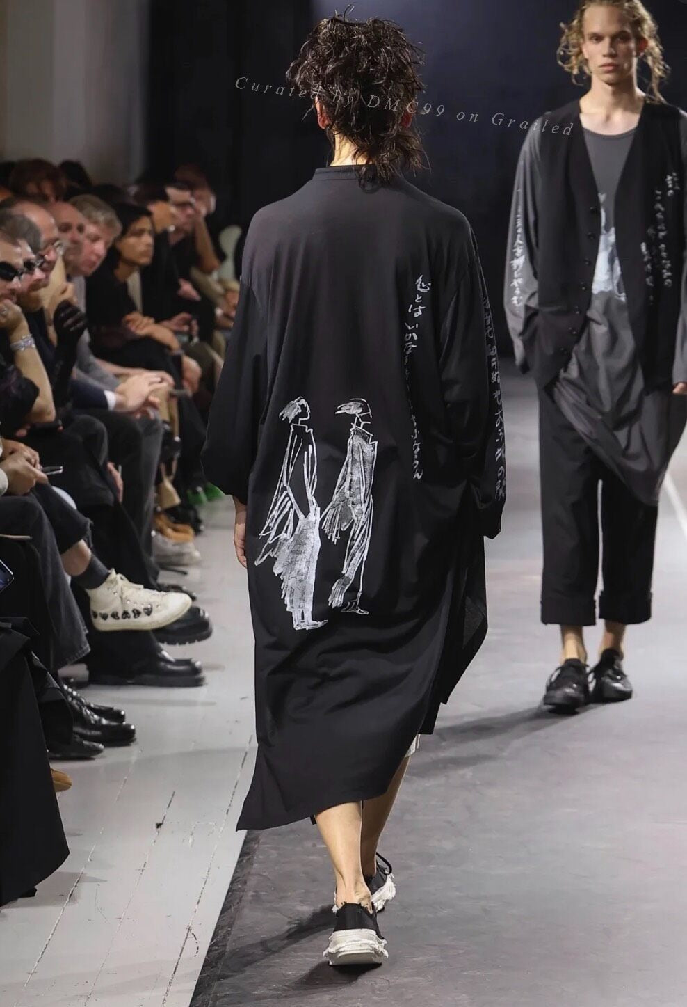 Yohji Yamamoto 25SS Printed Long Shirt