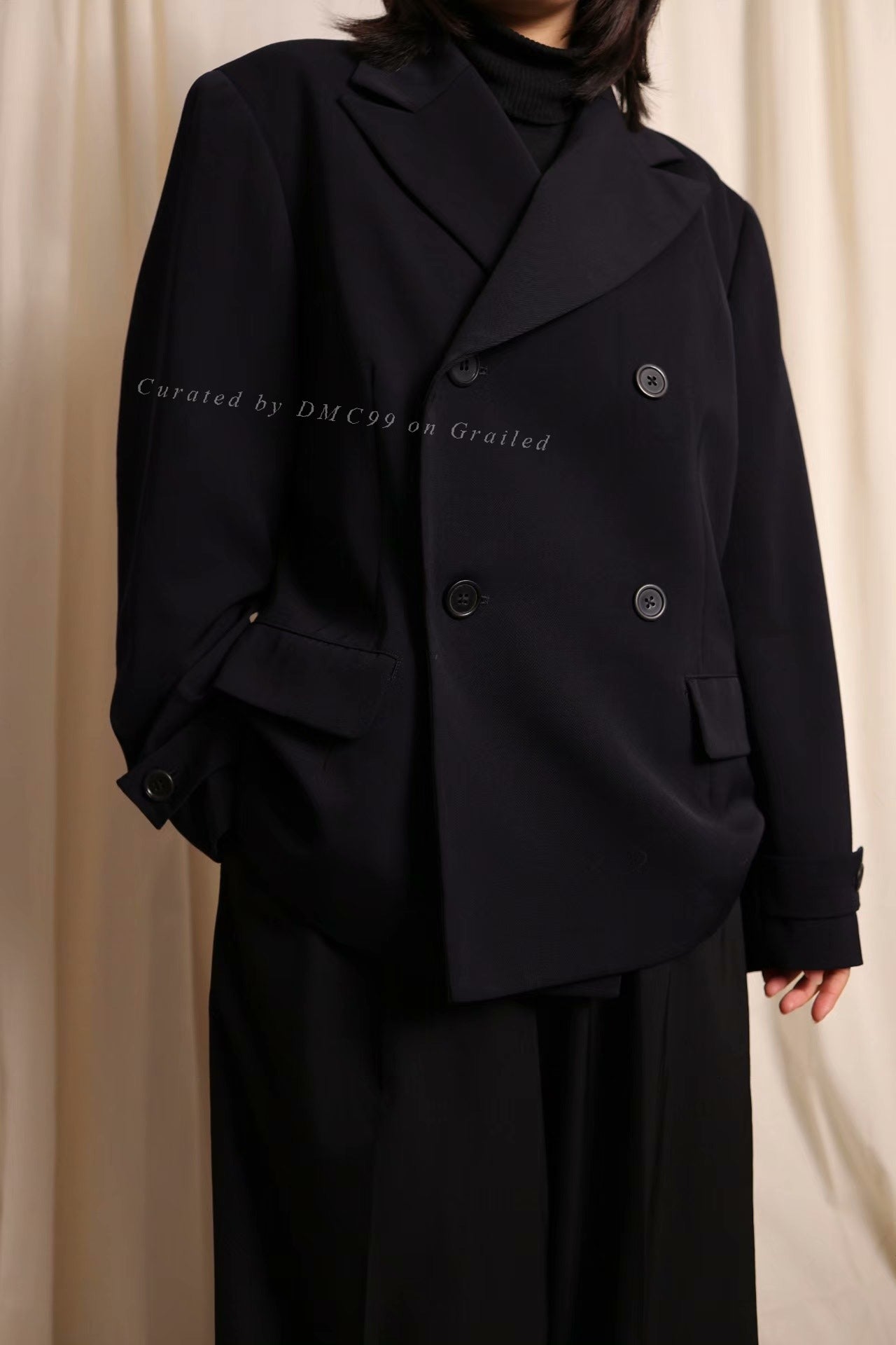 Y's by Yohji Yamamoto Wool Coat
