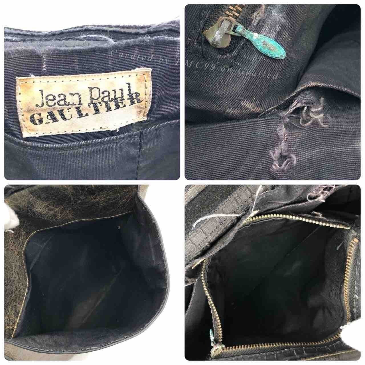 Jean Paul Gaultier Dragon Pattern Metal Shoulder Bag