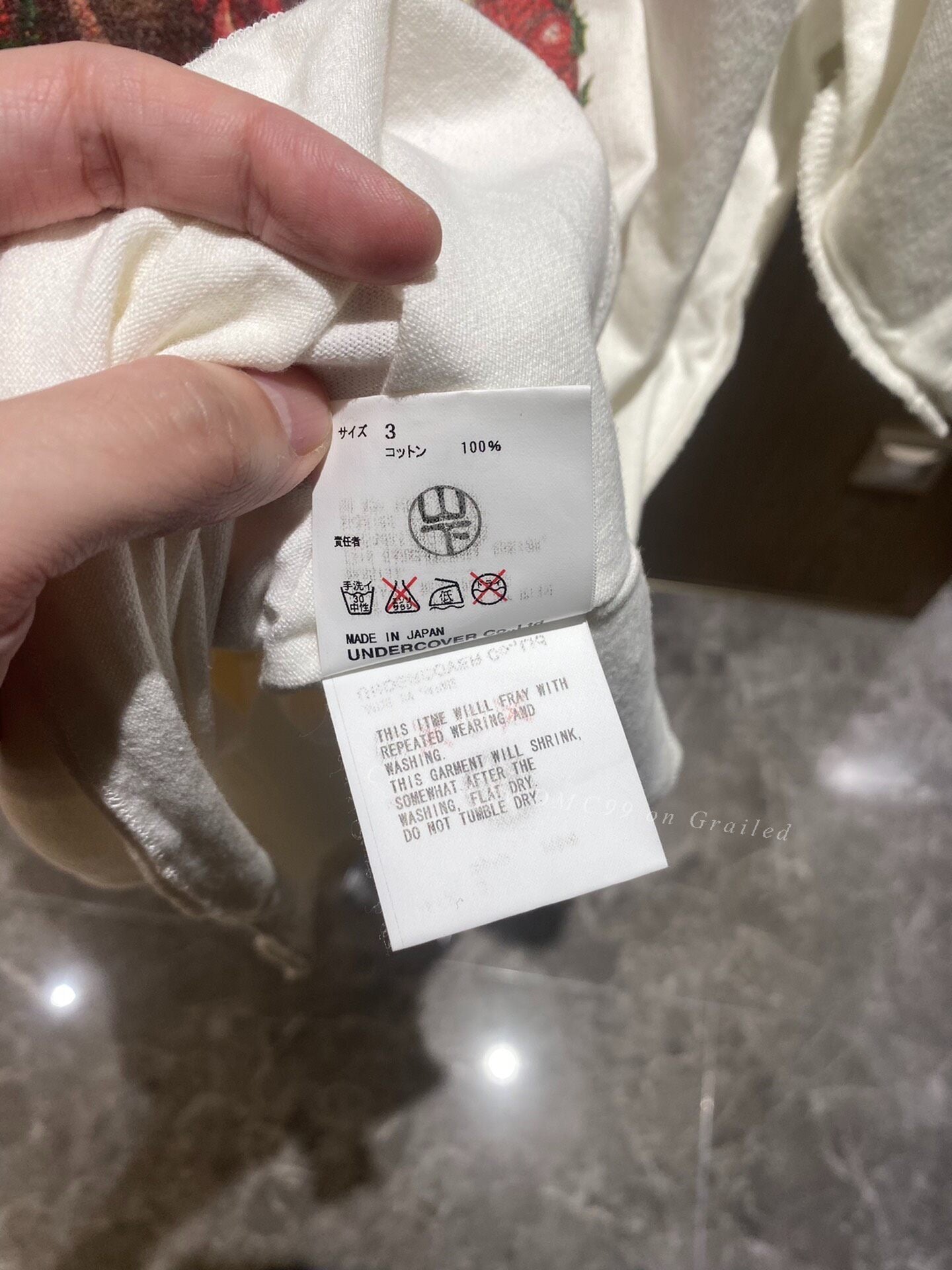 Undercover 05SS Strawberry Mannequin Tee