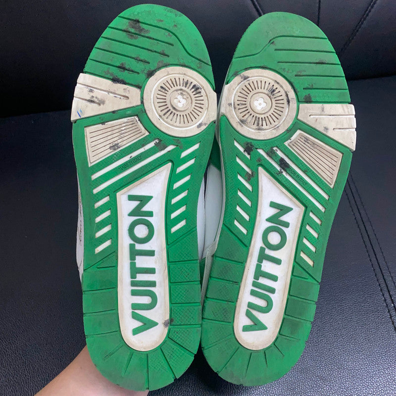 Louis Vuitton Green and White Casual Trainers 0079