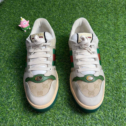 Gucci Screener Vintage Lace-Up Sneakers 0079