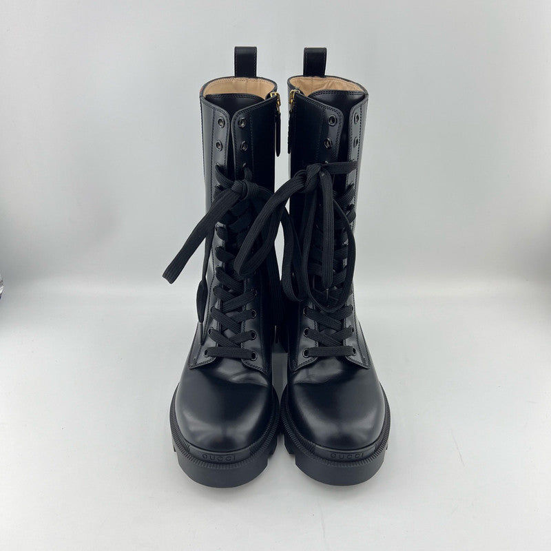 Gucci Women's Black Leather Ankle Boots 0079