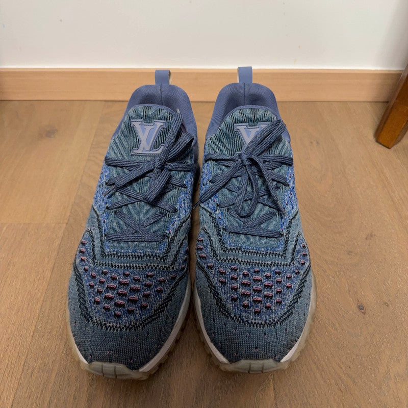 Louis Vuitton V.N.R Blue Knit Lifestyle Sneakers 0079
