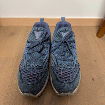 Louis Vuitton V.N.R Blue Knit Lifestyle Sneakers 0079