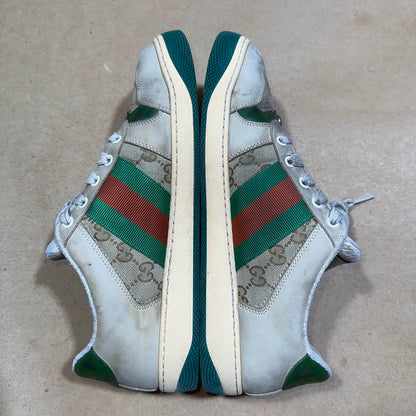 Gucci Screener Vintage Green Casual Sneakers 0079