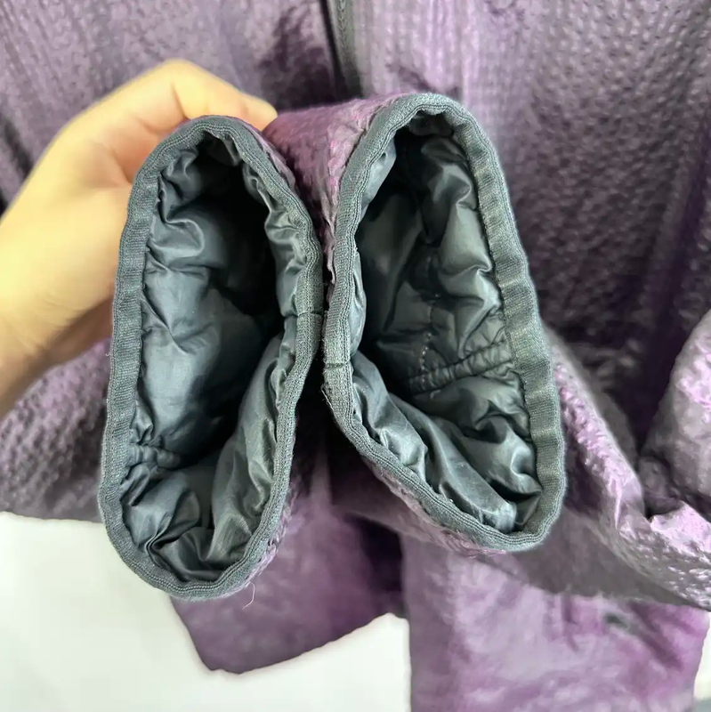 Stone Island Purple Cotton Blend Oversized Jacket 0089