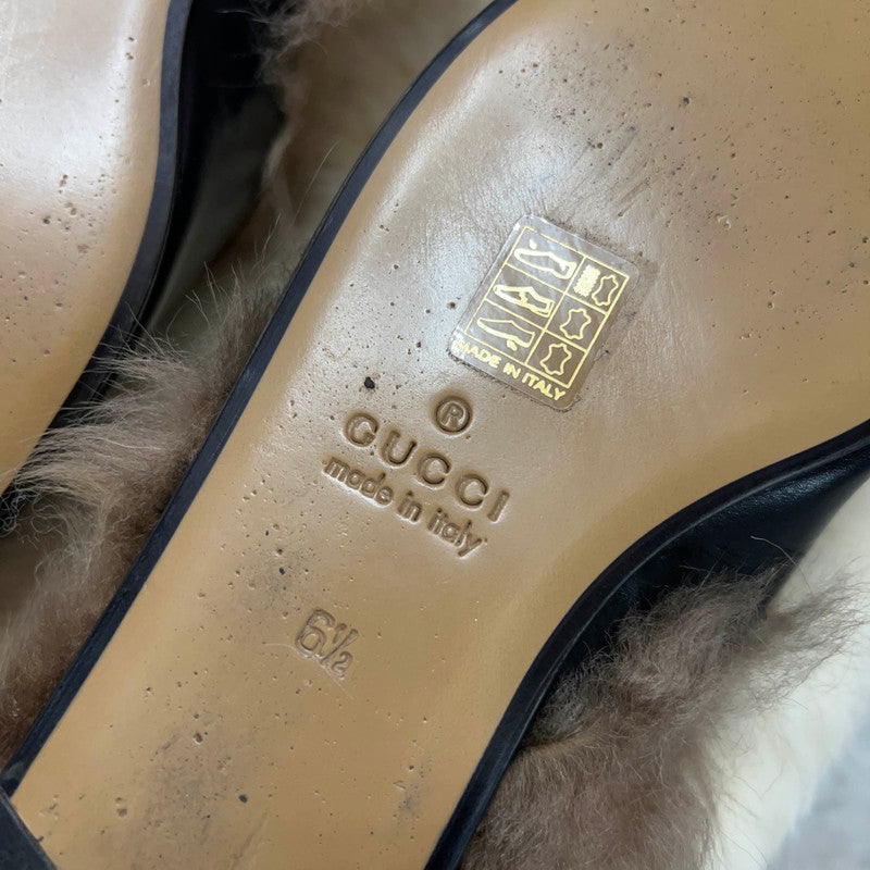 Gucci Stylish Casual Black Slipper with Embroidery 0079