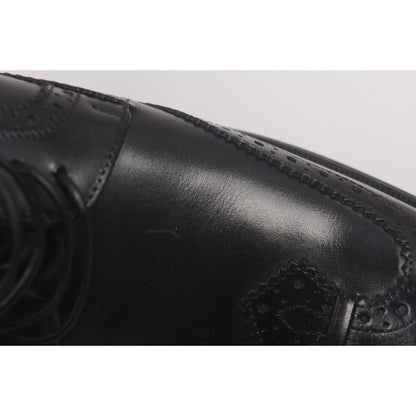 Louis Vuitton Stylish Black Casual Leather Shoes 0079