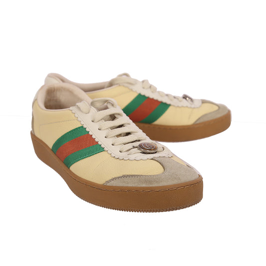 Gucci Leather and Suede Women's Sneakers 0079