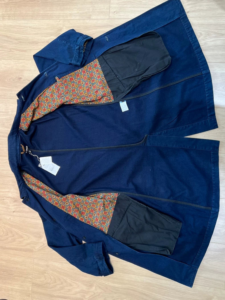 Kapital Natural Dye Denim Trench Coat