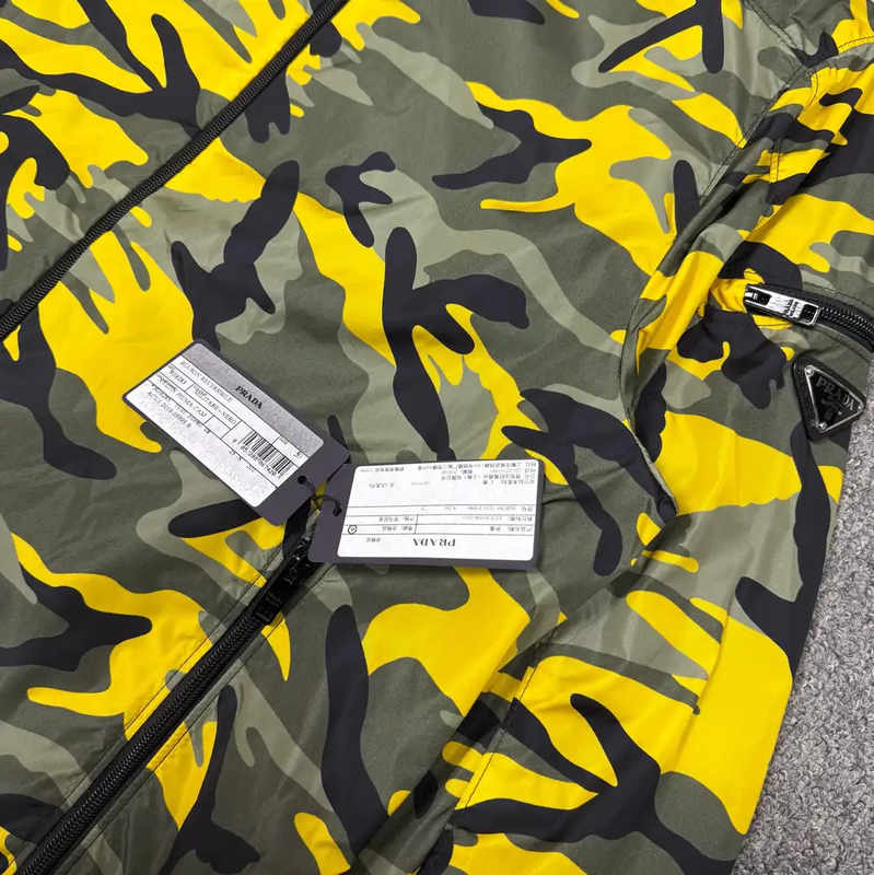 Prada Camo Print Nylon Jacket for Men
