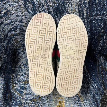 Gucci Ace Leather Low-Top Sneakers 0079