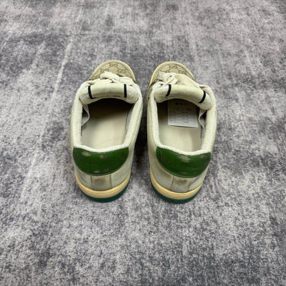 Gucci Screener Sneakers in Green and Beige 0079