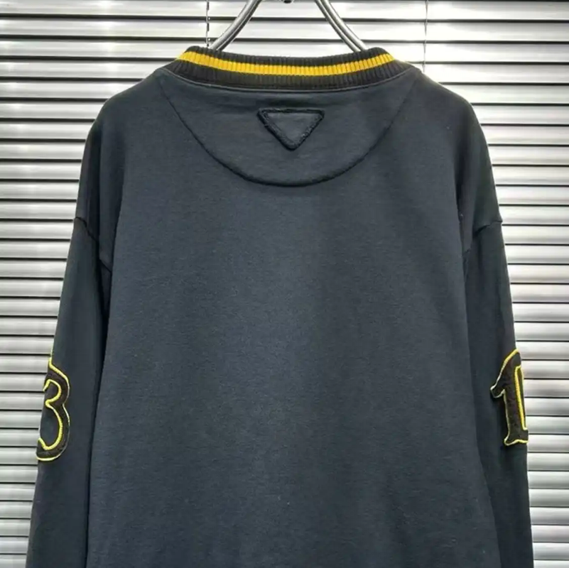Prada Black Cotton Sweatshirt for Men